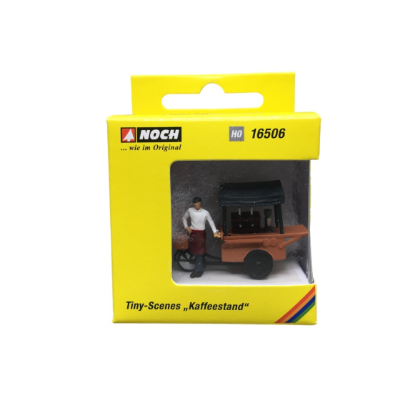 NOCH 16506. Mini scenka. Mobilne stoisko z kawą, skala H0